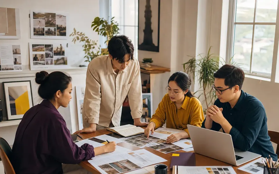 Giao diện demo BÀN BIÊN TẬP Content Desk — Việc nội dung có một bàn phụ trách
