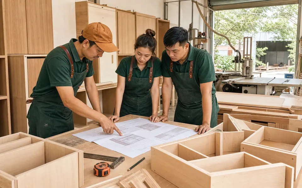 Giao diện demo Nhịp Xưởng — Nhìn rõ từng nhịp vận hành
