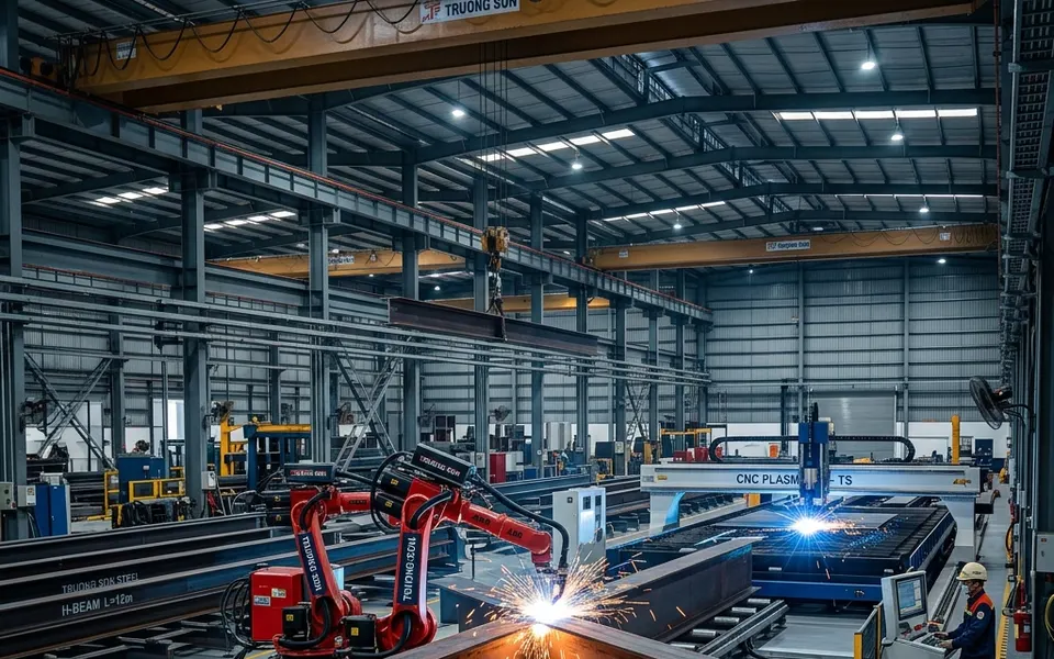 Giao diện demo Trường Sơn — Năng lực tổng thầu công nghiệp vững chãi