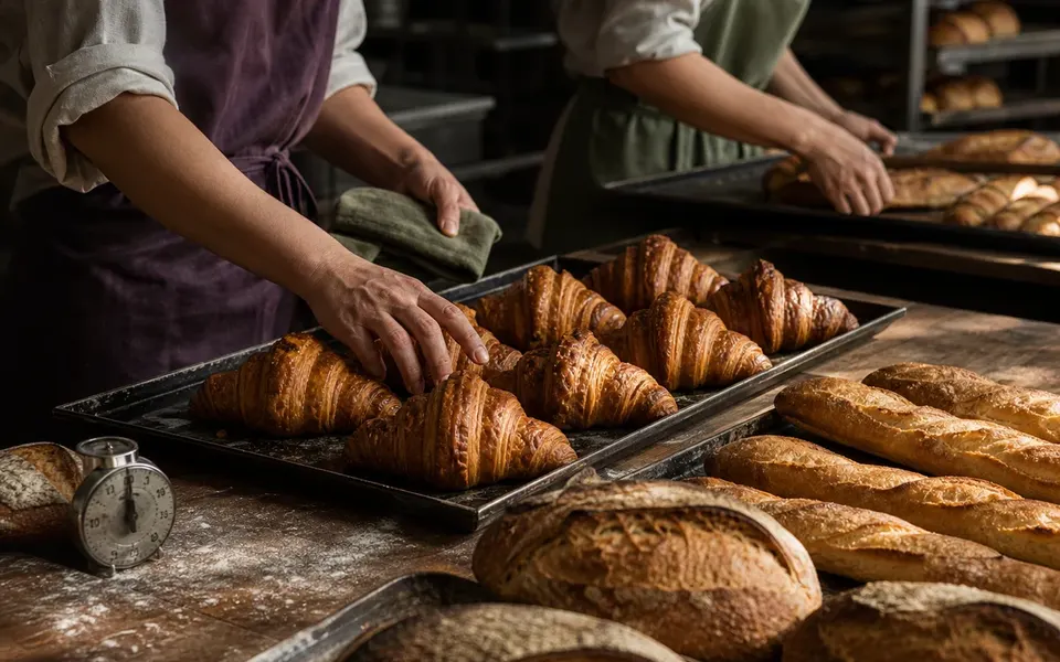 Giao diện demo MẺ Bakehouse — Sổ mẻ đang chạy