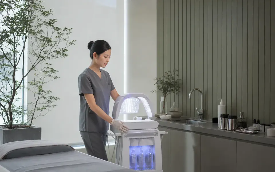 Giao diện demo NỀN Skin Clinic — Một nền da, một hồ sơ xuyên suốt